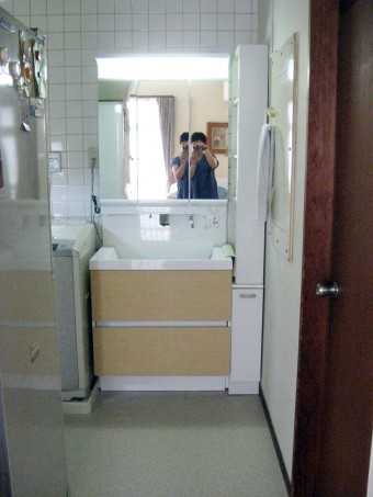 洗面化粧台交換工事 洗面化粧台交換工事